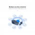1 To 6 Car Charger Adapter 2 Type C 2 USB A 2 Lighter Sockets Ports PD QC Fast Car Charger For Laptops Smartphones Power Bank black