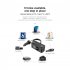 1 To 6 Car Charger Adapter 2 Type C 2 USB A 2 Lighter Sockets Ports PD QC Fast Car Charger For Laptops Smartphones Power Bank black