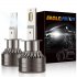 1 pair Car Headlamp LED Headlight Bulb 60W 6 000LM ZES 3575 LED chip Automobile LED headlight  H1