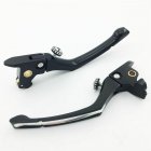 1 pair Contrast Cut Regulator Clutch & Brake Lever for  Touring Parts 14-16 black