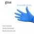1 pair Disposable Gloves Anti Bacteria Protective Medical Cleaning Gloves blue
