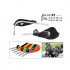 1 pair Motorcycle Handlebar Hand Guard Protector Protection Universal Aluminum Hand Guards for Motorcycle Dirt Bike black