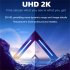 1 to 2 Hdmi Adapter with Indicator Light 2k Hd Video Audio Splitter Hdmi Port for Hdtv Monitor