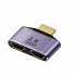 1 to 2 Hdmi Adapter with Indicator Light 2k Hd Video Audio Splitter Hdmi Port for Hdtv Monitor
