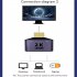 1 to 2 Hdmi Adapter with Indicator Light 2k Hd Video Audio Splitter Hdmi Port for Hdtv Monitor