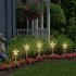 1 to 5 Outdoor Led Solar Lamps 5 pointed Star Shape 8 Modes Lawn Light for Yard Patio Garden Decoration