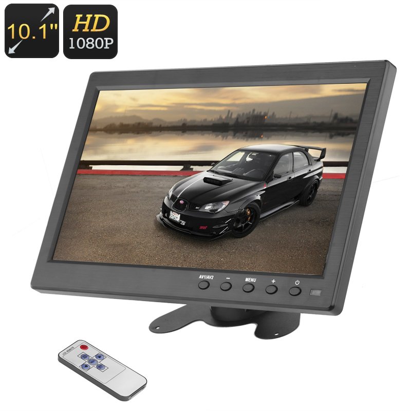 10.1 Inch 1024*600 Screen Kit Monitor Set HDMI+VGA+AV Car Display EU plug