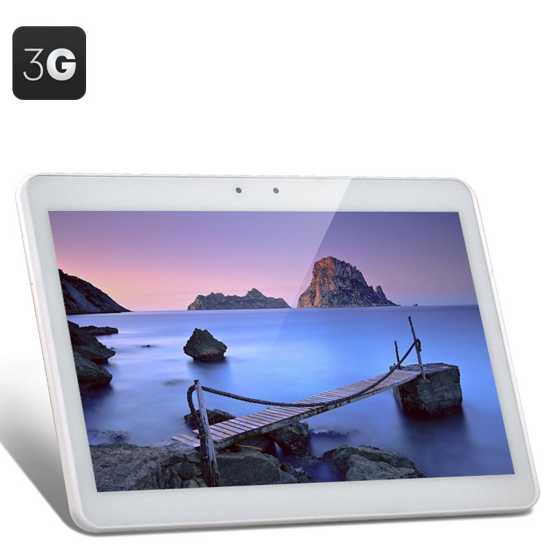 10.1 Inch IPS 3G Tablet PC (White)