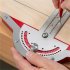 10 15 20 Inches Woodworkers Edge Ruler Protractors High Precision Angles Measure Tool Carpenter Tools 15 inches