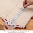 10 15 20 Inches Woodworkers Edge Ruler Protractors High Precision Angles Measure Tool Carpenter Tools 15 inches