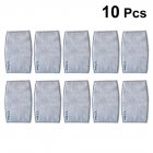 10/20/50/100pcs Universal PM2.5 6 Layer Activated Carbon Filter Mat for Mask 10PCS