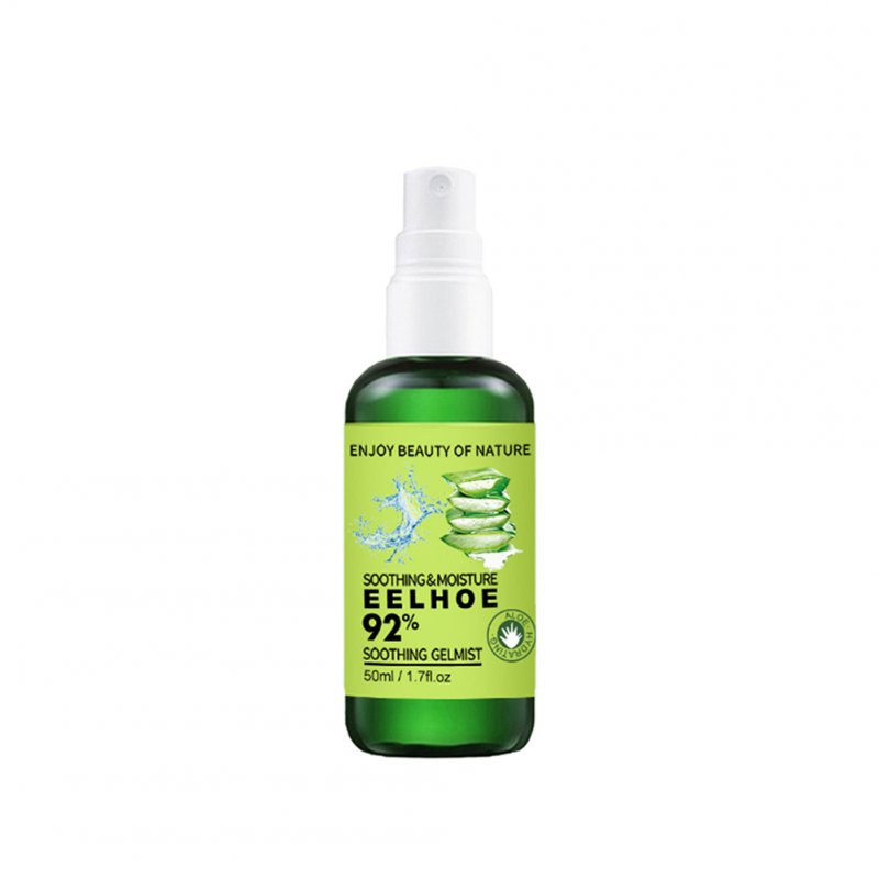 10-50ml Moisture Aloe Vera 92% Soothing Gel Mist Aloe Serum Face Skin Soothing Spray Moisturiser 50ml