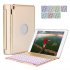 10 5inch Wireless Bluetooth Keyboard for iPad Pro 10 5  iPad Air3 Colorful Backlit Gold