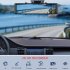 10 88  2k Mirror Dash Cam Backup Camera Front Rear Dual Cameras HD Touch Screen Wifi Driving Recorder Black