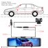 10 88  2k Mirror Dash Cam Backup Camera Front Rear Dual Cameras HD Touch Screen Wifi Driving Recorder Black