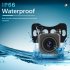 10 88  2k Mirror Dash Cam Backup Camera Front Rear Dual Cameras HD Touch Screen Wifi Driving Recorder Black