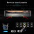 10 88  2k Mirror Dash Cam Backup Camera Front Rear Dual Cameras HD Touch Screen Wifi Driving Recorder Black