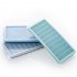 10 Cavities Ice Cube Tray With High Permeability Silica Gel Cover Ice  Maker Blue