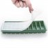 10 Cavities Ice Cube Tray With High Permeability Silica Gel Cover Ice  Maker Bamboo green
