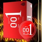 10 Count Natural Latex Condom Ultra-thin Extra Sensitive Hyaluronic Acid Condom For Contraception Sti Protection 001 Red