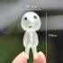 10 Halloween Luminous Alien Ornament Glow In Dark Resin Crafts For Micro Landscape Garden Decoration green light