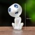 10 Halloween Luminous Alien Ornament Glow In Dark Resin Crafts For Micro Landscape Garden Decoration Blue light