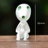 10 Halloween Luminous Alien Ornament Glow In Dark Resin Crafts For Micro Landscape Garden Decoration Blue light