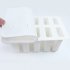 10 Holes Silicone Mold Homemade DIY Ice sucker Mould for Ice Cream Chocolate white