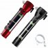 10 In 1 Multi Function Flash Light  USB Rechargeable Solar Powered Flashlight With Glass Breaker Seatbelt Cutter  7 Modes Flashlight Camping Lights red
