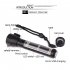 10 In 1 Multi Function Flash Light  USB Rechargeable Solar Powered Flashlight With Glass Breaker Seatbelt Cutter  7 Modes Flashlight Camping Lights black