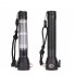 10 In 1 Multi Function Flash Light  USB Rechargeable Solar Powered Flashlight With Glass Breaker Seatbelt Cutter  7 Modes Flashlight Camping Lights red