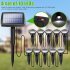 10 In 1 Solar Led Spot Light 500mah Battery Landscape Lamps For Outdoor Gardens Courtyards Lawns Decor Solar Lawn Light