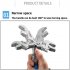 10 Inch Flexhead Adjustable Wrench  5 in 1 Ratcheting Wrenches With 180 Degree Rotating Head  45   Steel Adjustable Spanner Tool As shown