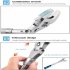 10 Inch Flexhead Adjustable Wrench  5 in 1 Ratcheting Wrenches With 180 Degree Rotating Head  45   Steel Adjustable Spanner Tool As shown