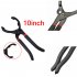 10 Inches Black Adjustable Car Oil Filter Plier Special Wrench Hand Removal Tool