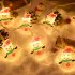 10 LED Christmas Decoration String Lights Battery Operated Christmas Decorative Lights For Indoor Outdoor Decor 1 5m Santa Claus