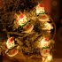 10 LED Christmas Decoration String Lights Battery Operated Christmas Decorative Lights For Indoor Outdoor Decor 1 5m Santa Claus