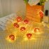 10 LEDs Pine Cone Pineapple Iron Art String Light for Home Bedroom Christmas Decor pineapple
