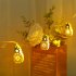 10 LEDs Pine Cone Pineapple Iron Art String Light for Home Bedroom Christmas Decor pineapple