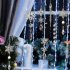 10 PCs Christmas Tree Decoration Crystal Ornaments Hanging Acrylic Snowflake Icicle Ornaments For Christmas Tree Winter New Year Party as shown in the picture
