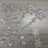 10 PCs Christmas Tree Decoration Crystal Ornaments Hanging Acrylic Snowflake Icicle Ornaments For Christmas Tree Winter New Year Party as shown in the picture