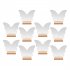 10 Pack DIY Acrylic Sign Blank Sheet Signs Blank Sheet With Wooden 10pcs Stands Holders Wedding Table Numbers For Events Parties Centerpieces Decoration Large  