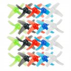 10 Pairs KINGKONG/LDARC 48mm 4-blade 1.5mm Hole Propeller for TINY GT7 GT8 2019 V2 FPV Racing Drone as shown