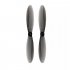 10 Pairs KINGKONG   LDARC 56mm 1 0mm Hole 2 blade Propeller for RC Drone FPV Racing Black   white