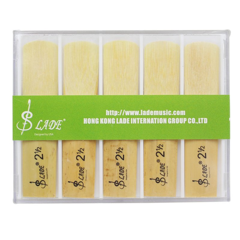 10 Pcs Alto bE Saxophone Reeds Bamboo 2-1/2 Sax Reed Strength 2.5 Musical Instrument Parts & Accessories Tenor