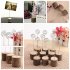 10 Pcs Retro Rustic Real Branch Wedding Menu Seat Clips Photos Clips Wooden Base Clasp Decoration Card Holders 10 pcs