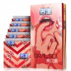10 Pcs Ultra Thin Sensation Penis Cock Sleeve Natural Latex Condoms Sex Toy for Men 10pcs