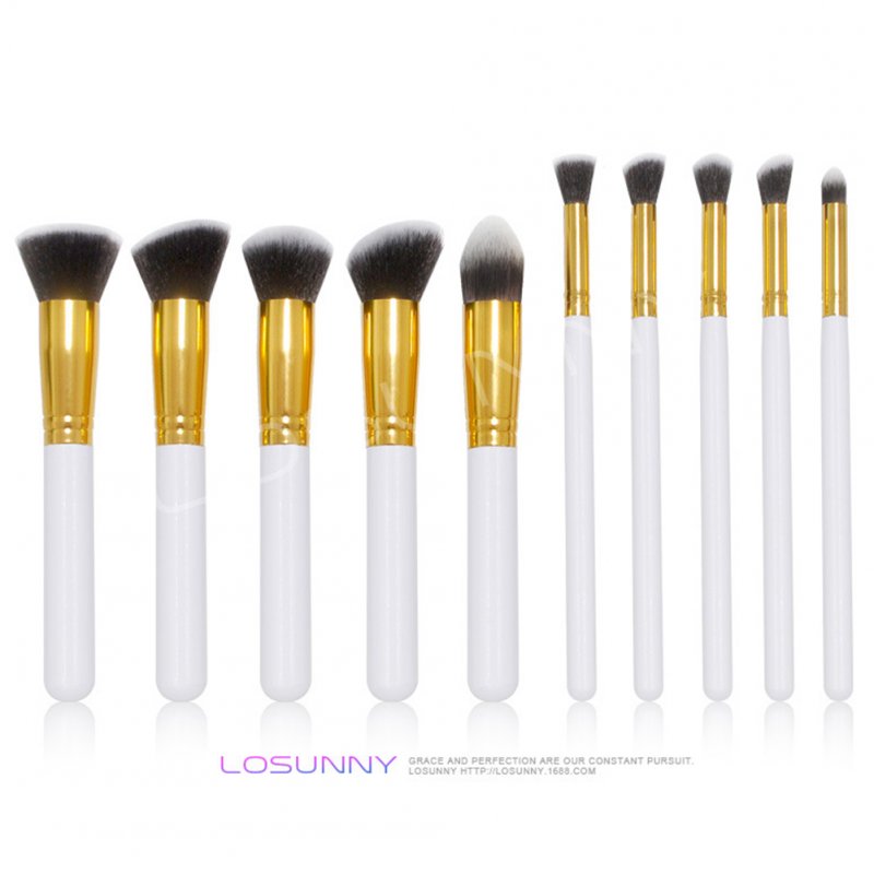 10 Pcs/set Makeup Brushes Set Face Cosmetic Eye Shadow Foundation Blush Brush