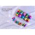 10 Rolls box Nail Foil Set Nail Sticker Decals Complete Wraps Manicure DIY Nail Art Stickers D style star paper set