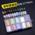 10 Rolls box Nail Foil Set Nail Sticker Decals Complete Wraps Manicure DIY Nail Art Stickers E style star paper set